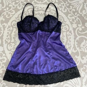 Frederick’s Of Hollywood Purple Chemise/Babydoll